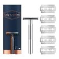 Бритва + сменные лезвия King C Gillette Double Edge Safety Razor 5 шт.