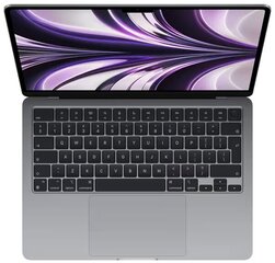 Notebook|APPLE|MacBook Air|MLXW3RU/A|13.6"|2560x1664|RAM 8GB|SSD 256GB|8-core GPU|ENG/RUS|macOS Monterey|Space Gray|1.24 kg|MLXW3RU/A цена и информация | Ноутбуки | hansapost.ee