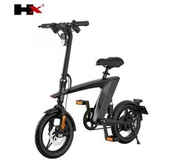 Электрический велосипед HX H1 14", черный цена и информация | Электровелосипеды | hansapost.ee
