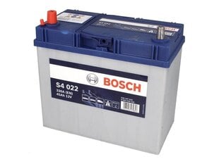 Аккумулятор Bosch 45Ah 330A S4022 цена и информация | Аккумуляторы | hansapost.ee