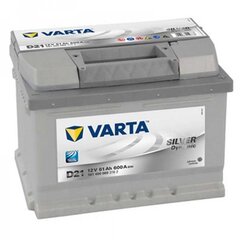 Аккумулятор VARTA SILVER 61AH 600A D21 цена и информация | Аккумуляторы | hansapost.ee