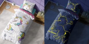 Комплект детского постельного белья, светящегося ночью 140х200, 2 части цена и информация | Детское постельное бельё | hansapost.ee