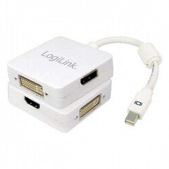 LogiLink - адаптер 3w1 MiniDisplayport - HDMI/DVI/Display port цена и информация | Адаптеры, USB-разветвители | hansapost.ee