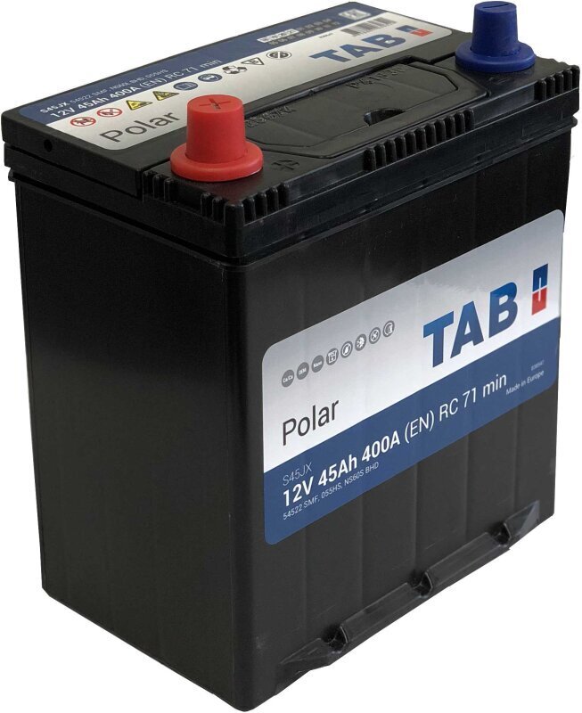 Aku TAB Polar 45 Ah 400A 12 V цена и информация | Autoakud | hansapost.ee