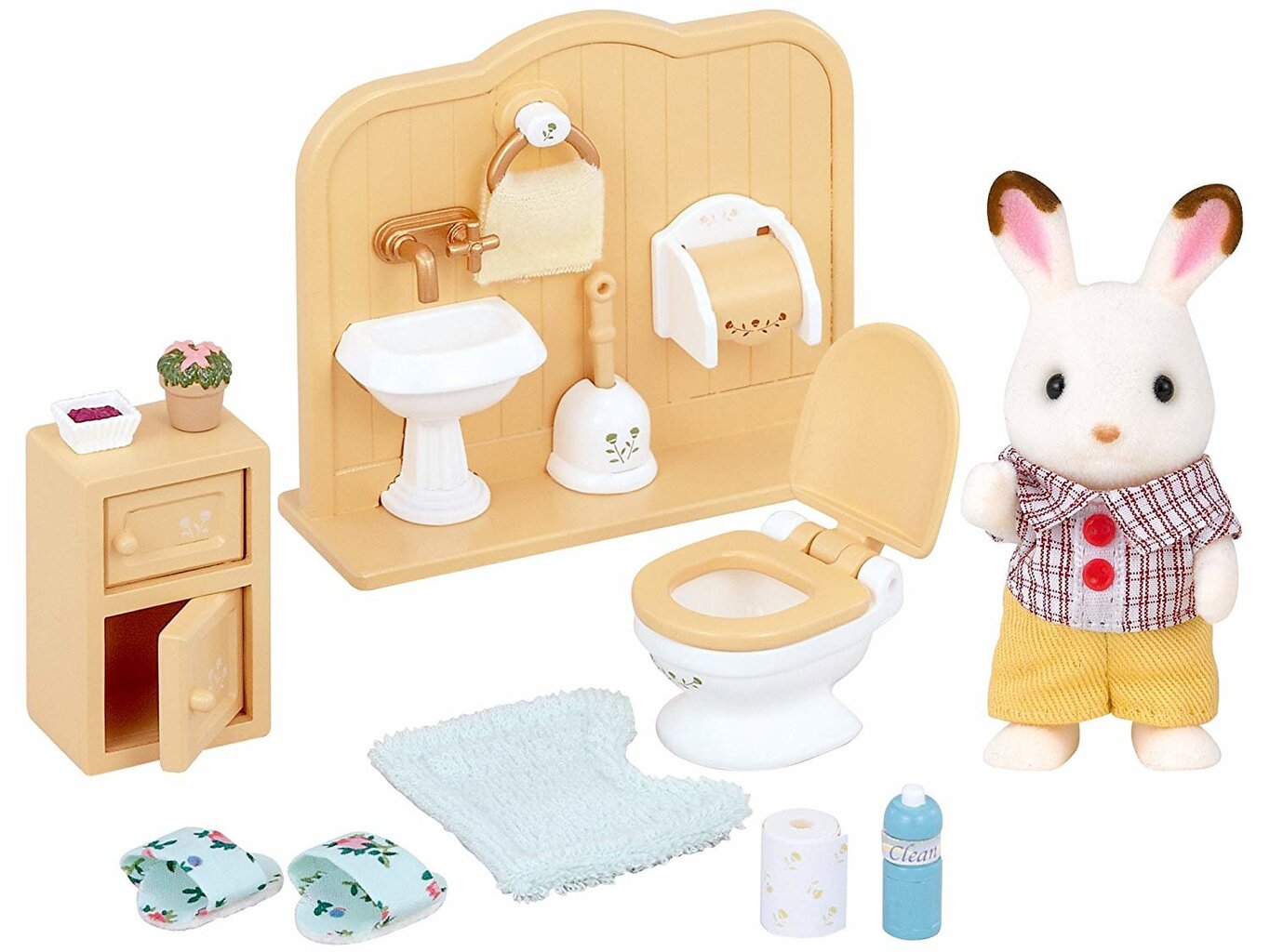 Mängujänes ja vannitoa mööbel, Sylvanian Families hind ja info | Mänguasjad tüdrukutele | hansapost.ee