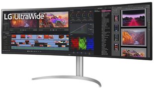 LCD Monitor|LG|49WQ95C-W|49"|Curved|Panel IPS|5120x1440|32:9|Matte|5 ms|Speakers|Swivel|Height adjustable|Tilt|49WQ95C-W цена и информация | Мониторы | hansapost.ee