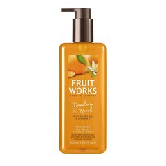 Vedel käteseep Grace Cole Fruit Works Tangerine & Neroli 500 ml цена и информация | Мыло | hansapost.ee