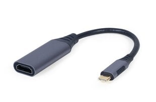 USB C – HDMI адаптер GEMBIRD A-USB3C-HDMI-01 цена и информация | Адаптеры, USB-разветвители | hansapost.ee