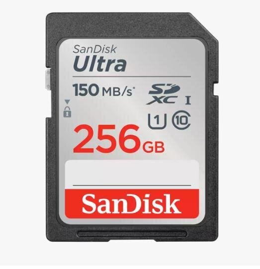 Mälukaart Sandisk Ultra SDXC 256GB цена и информация | Mälukaardid mobiiltelefonidele | hansapost.ee