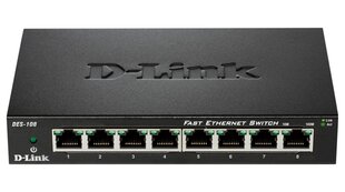 D-Link DES108/E цена и информация | Коммутаторы (Switch) | hansapost.ee