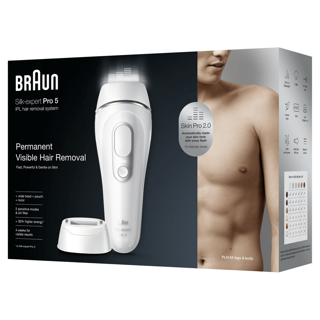 Braun Silk-expert Pro 5 IPL PL5145 hind ja info | Raseerijad, epilaatorid ja fotoepilaatorid | hansapost.ee