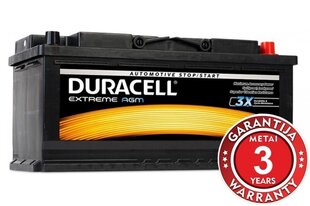 DURACELL Extreme AGM 105Ah 950A 12V aku цена и информация | Аккумуляторы | hansapost.ee