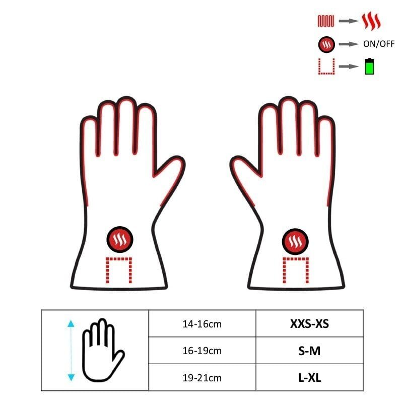 Universaalsed soojendusega kindad Glovii GL – Hall L-XL hind ja info | Soojendavad tooted | hansapost.ee