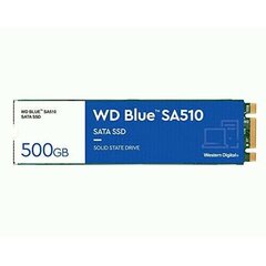 SSD|WESTERN DIGITAL|Blue SA510|500GB|M.2|SATA 3.0|Write speed 510 MBytes/sec|Read speed 560 MBytes/sec|2.38mm|TBW 200 TB|MTBF 1750000 hours|WDS500G3B0 hind ja info | Sisemised kõvakettad | hansapost.ee