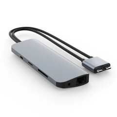 HyperDrive Hyper VIPER 10-in-2 jaotur 2xHDMI / USB-CA / GE / SD / AJ hind ja info | HyperDrive Arvutite lisatarvikud | hansapost.ee