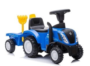 Paspiriamas traktorius vaikams New Holland su priekaba price and information | Toys for babies | hansapost.ee