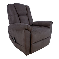 Кресло-реклайнер SUPERB, с электроподъемником + массаж, серый цвет цена и информация | Кресла для отдыха | hansapost.ee