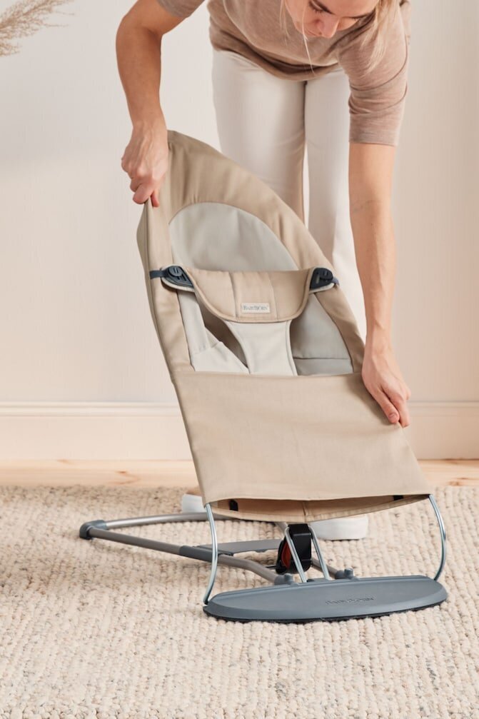 BABYBJÖRN lamamistool BALANCE SOFT, khaki/beige, 005126 hind ja info | Beebi lamamistoolid | hansapost.ee