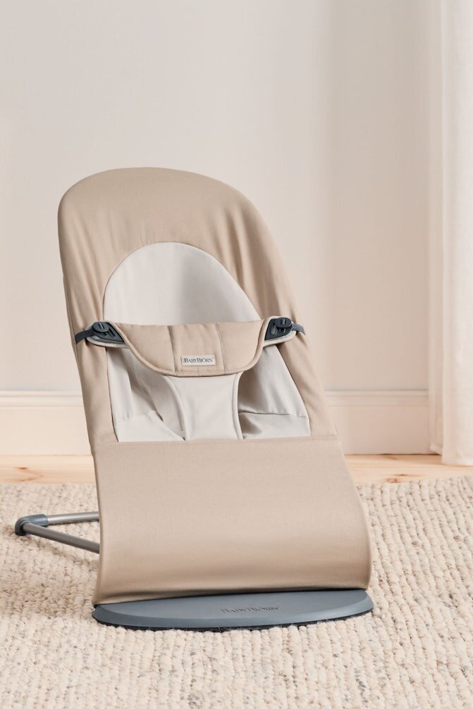 BABYBJÖRN lamamistool BALANCE SOFT, khaki/beige, 005126 hind ja info | Beebi lamamistoolid | hansapost.ee