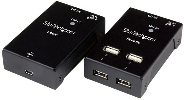 USB laadija Startech USB2004EXTV цена и информация | USB adapterid ja jagajad | hansapost.ee