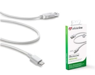 CELLULARLINE LIGHTNING-USB CABLE MADE hind ja info | Mobiiltelefonide kaablid | hansapost.ee