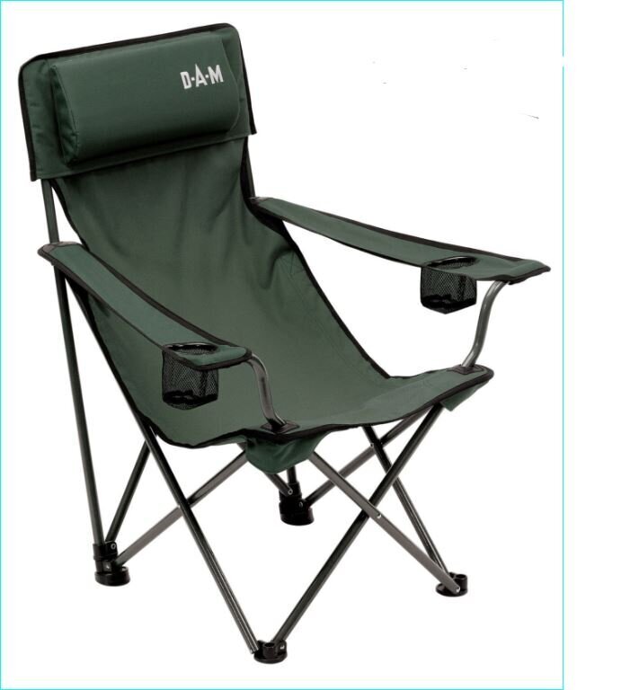 Matkatool DAM Foldable Chair with Back Padded цена и информация | Matkamööbel | hansapost.ee