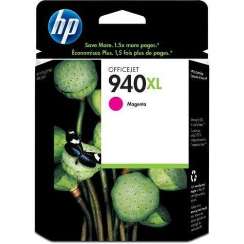 INK CARTRIDGE MAGENTA NO.940XL/16ML C4908AE HP hind ja info | Tindiprinteri kassetid | hansapost.ee