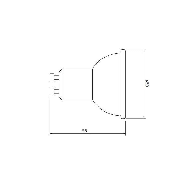 Led pirn GTV GU10 10 W, 220-240 V, 4000K, 720lm, 120° цена и информация | Lambipirnid ja LED-pirnid | hansapost.ee