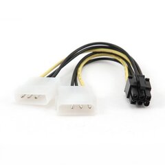 PCI express, 6 pin to Molex цена и информация | Кабели и провода | hansapost.ee