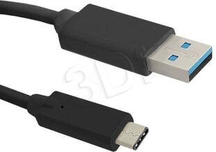 Qoltec - Kabel USB 3.1 typ C męski | USB 3.0 A męski | 1.8m hind ja info | Juhtmed ja kaablid | hansapost.ee