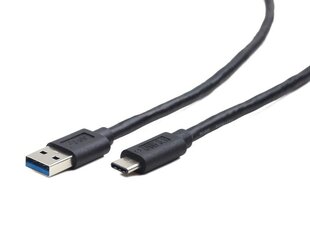 Kaabel Gembird USB 3.0 - type-C (AM/CM), 1 m, must hind ja info | Juhtmed ja kaablid | hansapost.ee