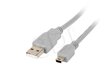 USB 2.0 A-Mini USB B Kaabel Lanberg CA-USBK-10CC-0018-S (1,8 m) hind ja info | Juhtmed ja kaablid | hansapost.ee