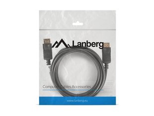 Кабель Lanberg CA-DPDP-10CC-0030-BK цена и информация | Кабели и провода | hansapost.ee