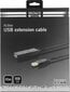 Deltaco USB2-EX20M, USB-A, 20 m цена и информация | Juhtmed ja kaablid | hansapost.ee