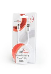 Gembird USB Type-C cable with braid and hind ja info | Juhtmed ja kaablid | hansapost.ee