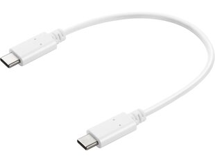Sandberg 136-30 USB-C к USB-C Charge кабелю 0.2м цена и информация | Кабели и провода | hansapost.ee