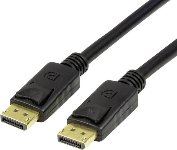 DisplayPort Kaabel LogiLink Must 1 m цена и информация | Juhtmed ja kaablid | hansapost.ee
