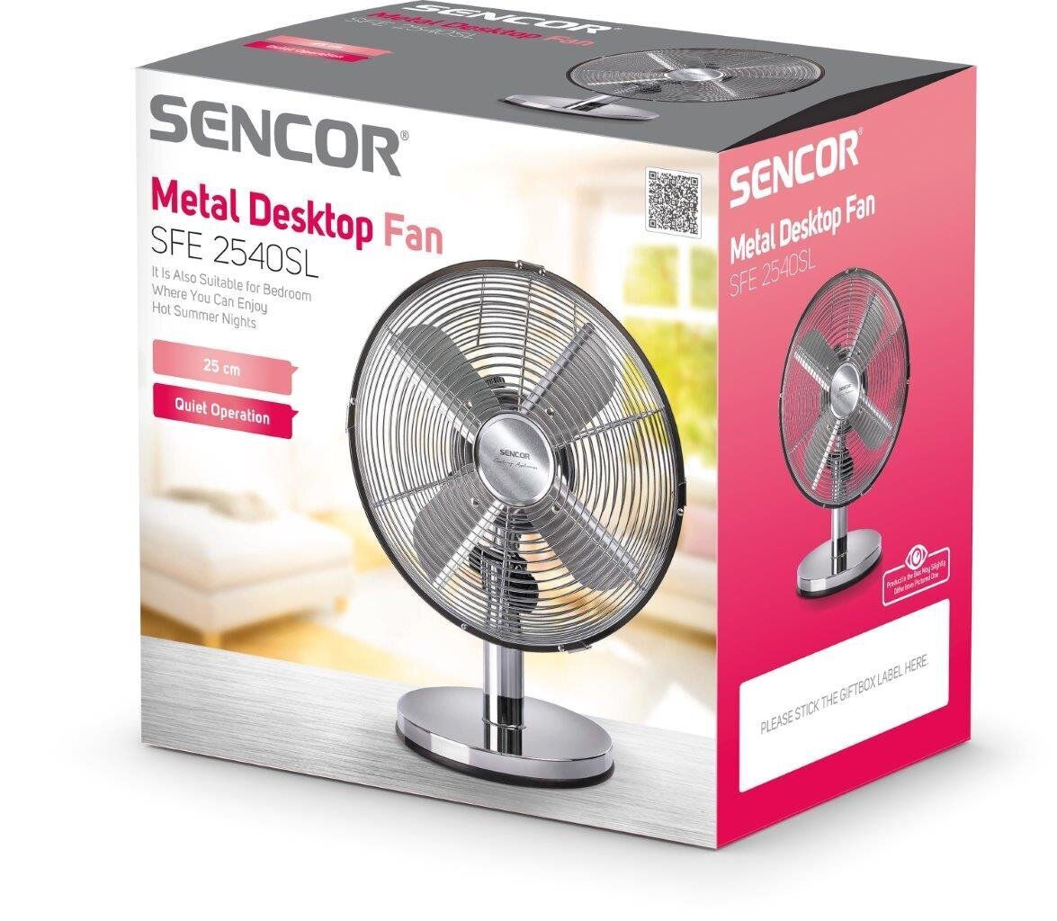 Ventilaator Sencor SFE 2540SL цена и информация | Ventilaatorid | hansapost.ee