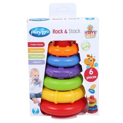 PLAYGRO plastikust püramiid, 4011455 цена и информация | Игрушки для малышей | hansapost.ee