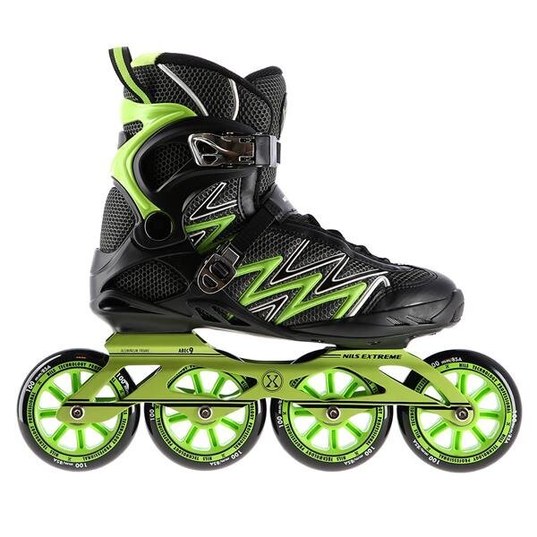 NA8660 BLACK-GOLD SIZE 45 IN-LINE SKATES NILS EXTREME цена и информация | Rulluisud ja tarvikud | hansapost.ee