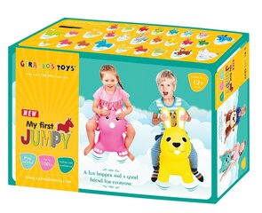 Gerardo's Toys Jumpy попрыгун Зайчик, розовый цена и информация | Игрушки для малышей | hansapost.ee