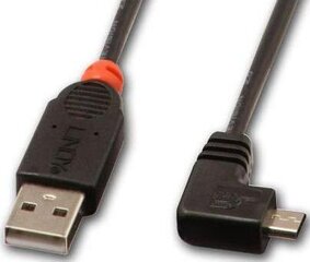 CABLE USB2 A TO MICRO-B 0.5M/90 DEGREE 31975 LINDY цена и информация | Borofone 43757-uniw | hansapost.ee