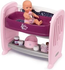 Nuku 2 in 1 voodi Smoby Baby Nurse hind ja info | Beebide mänguasjad | hansapost.ee