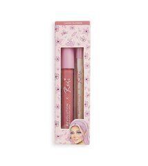 Huuleläige Makeup Revolution London, Roxi Cherry Blossom, 3 ml + huulepliiats, 1 g. цена и информация | Помады, бальзамы, блеск для губ | hansapost.ee