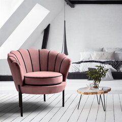 Кресло Halmar Angelo, розовое цена и информация | Уличные кресла | hansapost.ee