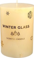 Artman Новогодняя ароматическая свеча Winter Glass - средний валик, 1 шт. цена и информация | Подсвечники, свечи | hansapost.ee