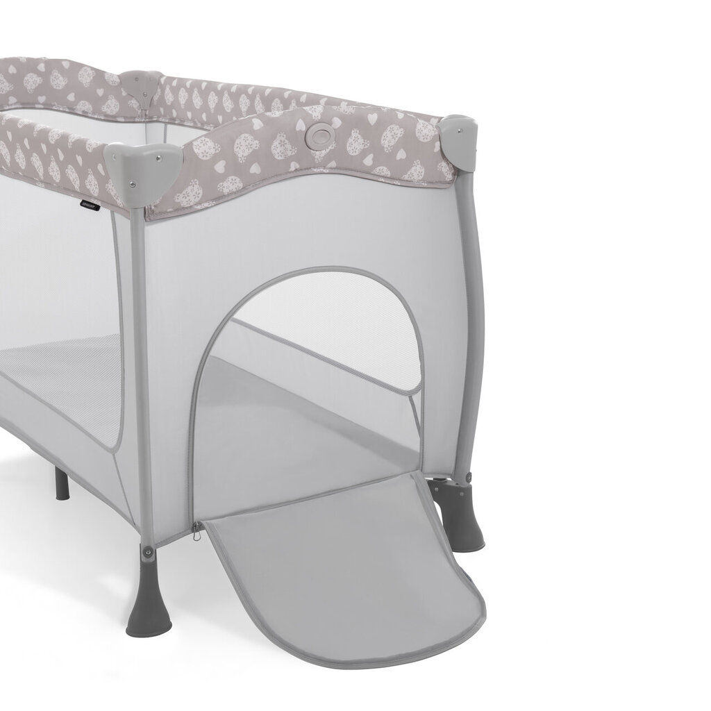 Mänguaedik Hauck Sleep N Play center Teddy, grey цена и информация | Reisivoodid | hansapost.ee