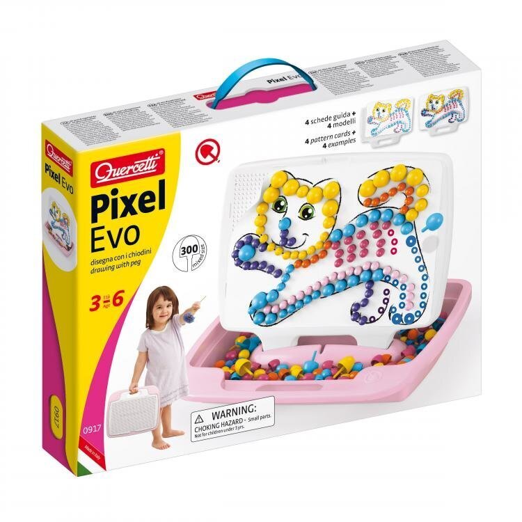 Mosaiik Pixel Evo Girl Large Quercetti, 0917 hind ja info | Arendavad laste mänguasjad | hansapost.ee