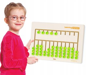 Деревянная доска Учим алфавит Viga, 50674 цена и информация | Развивающие игрушки для детей | hansapost.ee