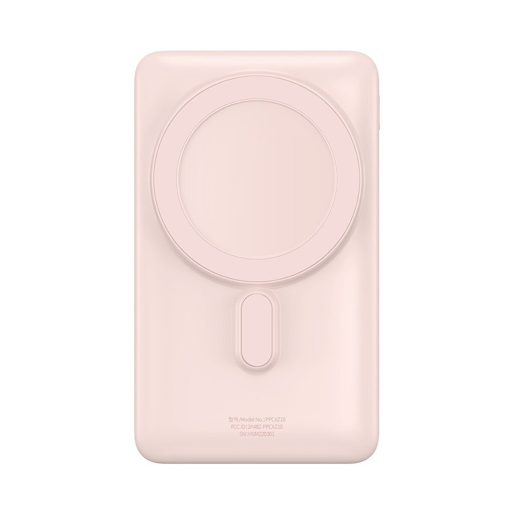 Juhtmevaba laadija Baseus Magnetic Bracket Wireless Fast Charge Power Bank 10000mAh 20W  Pink цена и информация | Akupangad | hansapost.ee